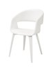 Krzesło ACTONA Nova, białe, 49,5x52,5x77 cm - Actona