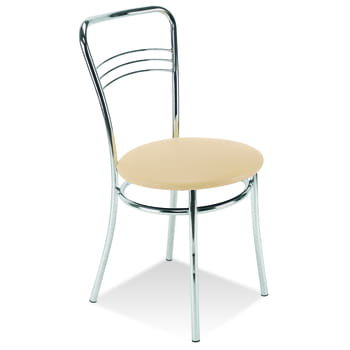 Krzesło Argento Chrome Beż V-18 - PROSPERPLAST 1