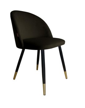 Krzesło ATOS Colin MG05, brązowo-czarne, 76x57x44 cm - Atos