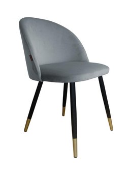 Krzesło ATOS Colin MG17, szaro-czarne, 76x57x44 cm - Atos