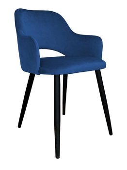 Krzesło ATOS Milano MG16, granatowo-czarne, 76x42x57 cm - Atos