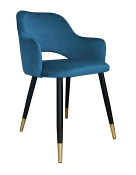 Krzesło ATOS Milano MG33, niebiesko-czarne, 76x42x57 cm - Atos