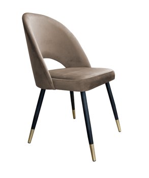 Krzesło ATOS Polo MG06, brązowo-czarne, 87x64x53 cm - Atos