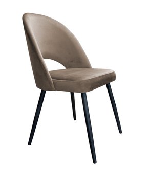 Krzesło ATOS Polo MG06, brązowo-czarne, 87x64x53 cm - Atos