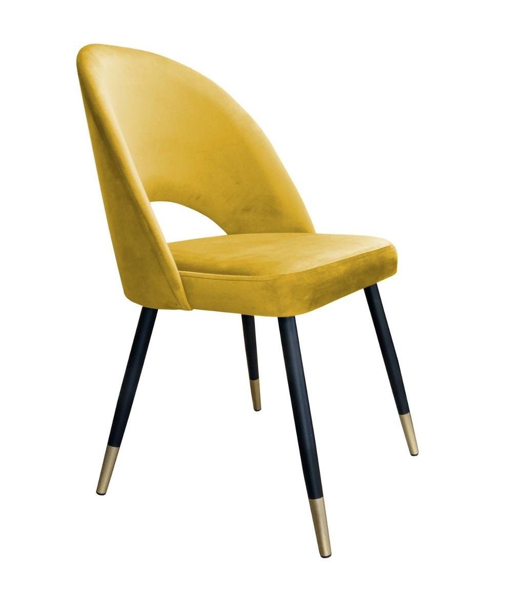 Zdjęcia - Krzesło Atos   Polo MG15, czarno-żółte, 87x64x53 cm 