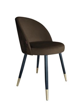 Krzesło ATOS Trix MG05, brązowo-czarne, 49x54x76 cm - Atos