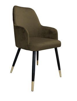Krzesło ATOS Westa MG05, brązowo-czarne, 88x65x53 cm - Atos