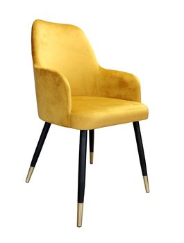 Krzesło ATOS Westa MG15, czarno-żółte, 88x65x53 cm - Atos