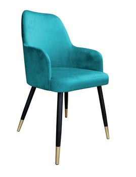 Krzesło ATOS Westa MG20, niebiesko-czarne, 88x65x53 cm - Atos