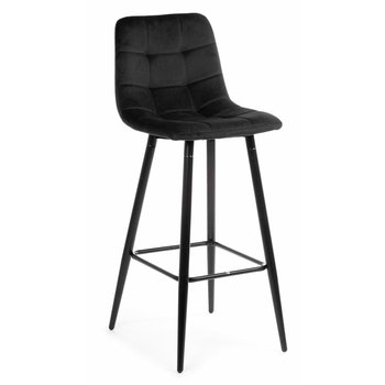 Krzesło barowe HOWHOMELY  Lava, czarny, 105x41x44 cm - HowHomely