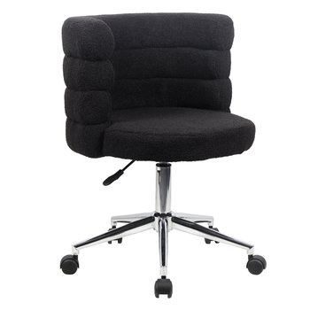 Krzesło Biurowe Cloud Krzesło Biurowe Z Regulacją Wysokości I Kółkami, Czarne - SVITA
