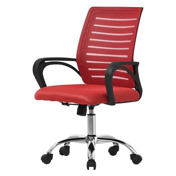 Krzesło biurowe Ergonomiczne krzesło do biurka Krzesło komputerowe Krzesło obrotowe Krzesło do gier Czerwone - ML-DESIGN