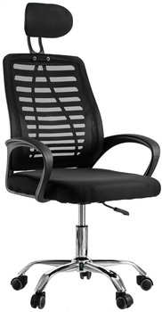 Krzesło Biurowe Obrotowe Czarne Fotel Ergonomiczny - Szchara
