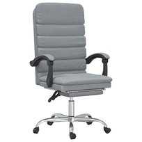 Krzesło biurowe z funkcją masażu, jasnoszare, 63x5 / AAALOE