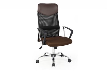 Krzesło biurowe z membraną brązowe ZALUS - Konsimo