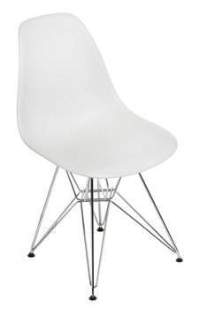 Krzesło D2 DESIGN P016 PP, białe, 80x46x54 cm - D2.DESIGN