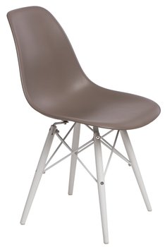 Krzesło D2 DESIGN P016W, szare, 80x45x54 cm - D2.DESIGN