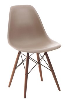 Krzesło D2 DESIGN P016W, szare, 80x45x54 cm - D2.DESIGN