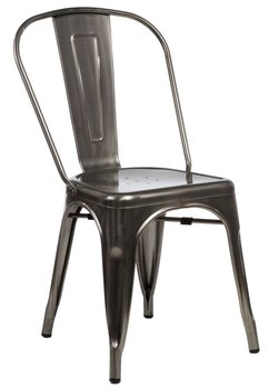 Krzesło D2 DESIGN Paris, ciemnoszare, 45x45,5x84 cm - D2.DESIGN
