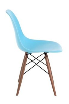 Krzesło D2 DESIGN PO16W PP DARK, błękitne, 80x45x54 cm - D2.DESIGN