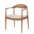 Krzesło DEKORIA Cassandra, brązowe, 62x52x76 cm - Dekoria