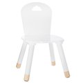 Krzesło dla dzieci MIA HOME Cloud, białe, 50x28x28 cm - MIA home
