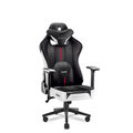 Krzesło do biurka dla dziecka Kido by Diablo X-Player 2.0 biało-czarne - Diablo Chairs