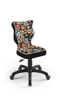Krzesło do biurka, Entelo, Petit Storia 28, kolor czarny, rozmiar 4 - ENTELO