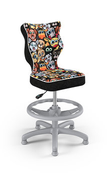 Krzesło do biurka z podnóżkiem, Entelo, Petit Storia 28, rozmiar 4, (wzrost 133-159 cm) - ENTELO