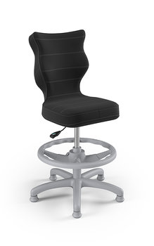 Krzesło do biurka z podnóżkiem, Entelo, Petit Velvet 17, rozmiar 4, (wzrost 133-159 cm) - ENTELO