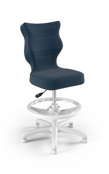 Krzesło do biurka z podnóżkiem, Entelo, Petit Velvet 24, rozmiar 3, (wzrost 119-142 cm) - ENTELO