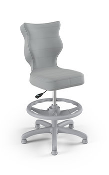 Krzesło do biurka z podnóżkiem, Entelo, Petit Velvet 3, rozmiar 3, (wzrost 119-142 cm) - ENTELO