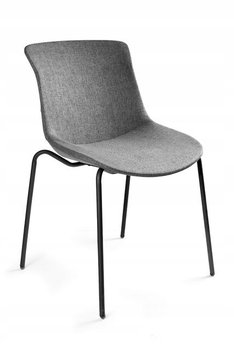 Krzesło do jadalni, salonu, easy ar, jasne szare - Unique