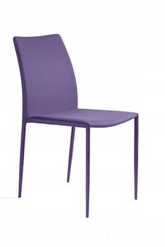 Krzesło do jadalni, salonu, klasyczne, design, fioletowe - Unique