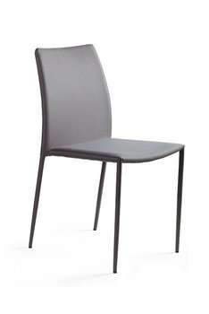 Krzesło do jadalni, salonu, klasyczne, design, szare - Unique
