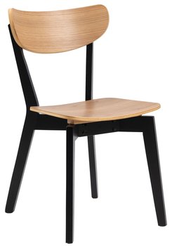 Krzesło do jadalni salonu SKANDYNAWSKIE drewniane - HowHomely