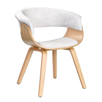 Krzesło Drewniane Modunks Beżowy Velvet/Sklejka - Selsey