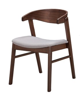 Krzesło Drewniane Panize Orzech/Beżowe - Selsey