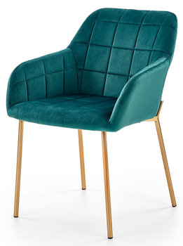 Krzesło ELIOR Ansel, zielone, 57x58x80 cm - Elior
