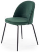 Krzesło ELIOR Anvar, zielone, 50x49x80 cm - Elior