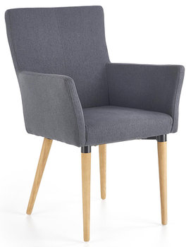 Krzesło ELIOR Ashon, szare, 61x62x92 cm - Elior