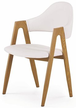 Krzesło ELIOR Ebris, białe, 57x53x80 cm - Elior
