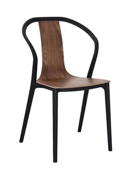 Krzesło ELIOR Emeli, orzech, 56x52x88,5 cm - Elior