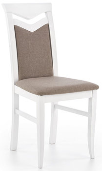 Krzesło ELIOR Eric, białe, 43x44x96 cm - Elior