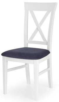 Krzesło ELIOR Fiton, białe, 47x46x92 cm - Elior