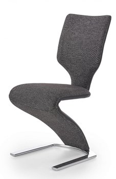 Krzesło ELIOR Louis, szare, 62x46x95 cm - Elior