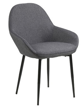 Krzesło ELIOR Mauris, szare, 57x60x85 cm - Elior
