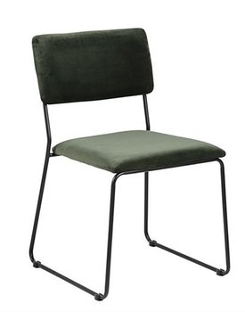 Krzesło ELIOR Nadio, zielone, 50x53,5x80 cm - Elior
