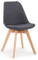 Krzesło ELIOR Nives, szare, 54x48x83 cm, 4 szt. - Elior