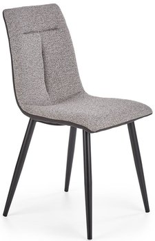 Krzesło ELIOR Ottawa, popielate, 45x62x90 cm - Elior